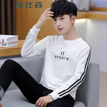 酷比焱 長(zhǎng)袖 男士T恤 811白色 