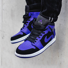 耐克（NIKE）籃球鞋 554724-051 黑紫腳趾 葡萄 