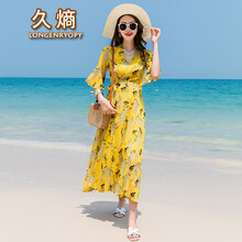 甜美長裙，微胖女神的性感小心機