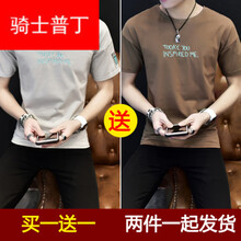 騎士普?。≒utin·Rider） 短袖 男士T恤 可樂灰色送咖啡色2件 