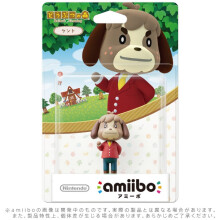 友会人偶手办动物之森amiibo任天堂摆件nfcns3wiiu digby 西施德_现货