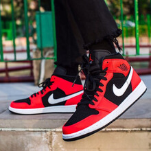 耐克（NIKE）籃球鞋554724-061 喬1 AJ1 紅外線配色 42.5