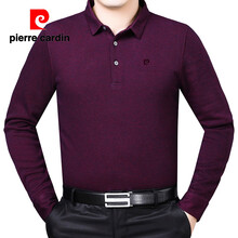 皮爾卡丹（pierrecardin） 長袖 男士T恤 紅色 