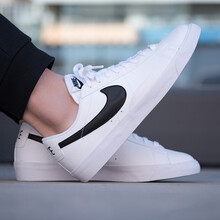 耐克（NIKE）板鞋BQ7306-001/開拓者 黑標小白鞋 