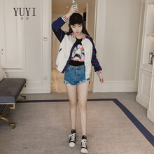 與亦（YUYI） 圓領(lǐng) 長袖 女 短外套 口袋