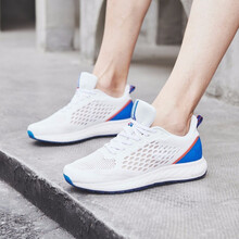 361°跑步鞋黑影藍/螢光熱情珊瑚粉  