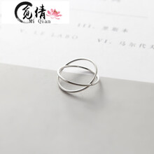覓倩（MiQian）戒指合金鍍銀鍍金，合金/鍍銀/鍍金