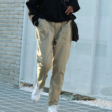 時(shí)尚休閑闊腿褲，微胖妹子的福音