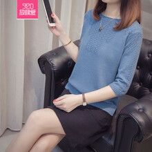 拼色短款連衣裙，微胖女生的福音