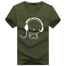 賓宇兄弟（BINYUXD） 短袖 男士T恤 軍綠色 S，XL，L，XXL，加大，M，XXXL
