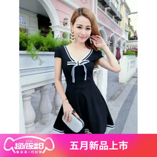 時(shí)尚短袖連衣裙，打造清爽小仙女