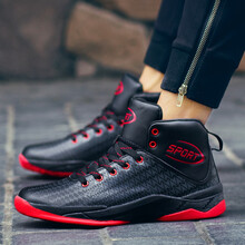 圣洛熙（SHENGLUOXI）籃球鞋A8866黑紅 44，39，40，41，42，43