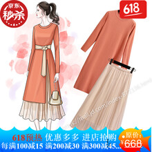 你穿什么？時(shí)尚長(cháng)袖連衣裙