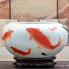 景德鎮(zhèn)粉彩陶瓷魚缸