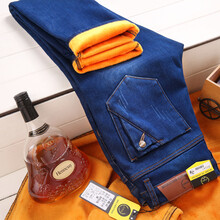 感受潮約 直筒褲 青春休閑 男士牛仔褲