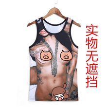 美黛遇 無袖 男士T恤 3960紋身女 