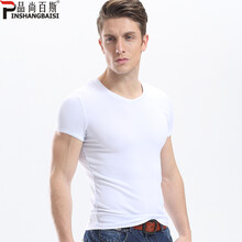 品尚百斯（PINSHANGBAISI） 短袖 男士T恤 白色 XL，L，XXXL，M，XXL