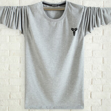 洛凌 長(cháng)袖 男士T恤 灰色小科 加大