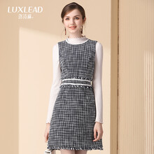 洛詩琳（LUXLEAD）  流蘇，拼接，撞色 連衣裙