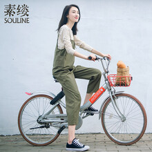 素縷（Souline）  工裝褲 女 長褲 休閑褲