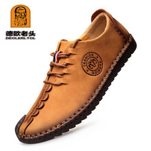 德歐老頭（DEOLERLTOL）男士黃色【系帶四季款】 41