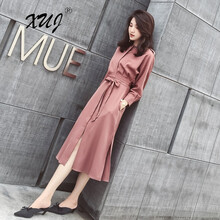 XUJ 純色  連衣裙