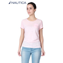 諾帝卡（NAUTICA）  短袖 T恤 女 圓領(lǐng)