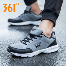 361°跑步鞋黑/灰 44，39，40，41，42，43