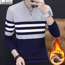 卡敦奴（kadunnu） 長(zhǎng)袖 男士T恤 寶藍(lán)加絨 XL，L，XXXL，加大，XXL，M