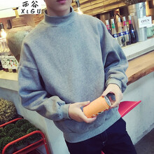 西谷（xigu） 長(cháng)袖 男士T恤 灰色 S，XL，L，M，XXL