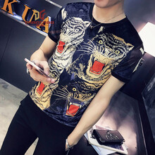 C2潮朝（C2 CHAO CHAO） 短袖 男士T恤 老虎 S，XL，L，XXL，XXXL，M