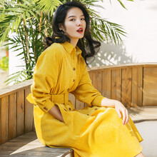 威婭紀(jì)（VERRAGEE） 純色  連衣裙