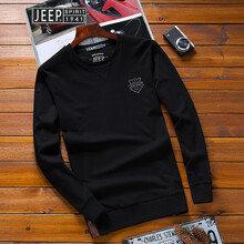 JEEP 長袖 男士T恤 黑色 XL，L，M，XXL，XXXL