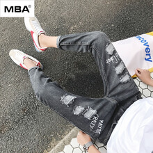 MBA 修身褲 原創(chuàng)設(shè)計(jì) 男士牛仔褲