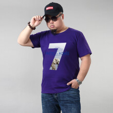 K L B ZHE 短袖 男士T恤 大7 紫色 加大