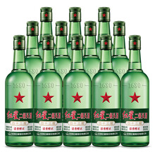 紅星（RED STAR）43度375mL-500mL，見包裝 清香型