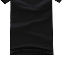 細膩一生 短袖 男士T恤 黑色圓領(lǐng) M