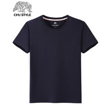 初己（CHUJI） 短袖 男士T恤 藏青色(空白) XL，L，M，XXL