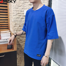Jazky 短袖 男士T恤 藍(lán)色 XL，L，XXXL，XXL，M