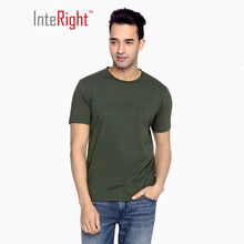 INTERIGHT 短袖 男士T恤 軍綠 XL，L，XXL，M