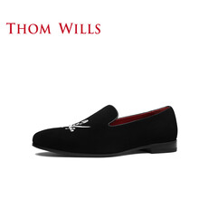 THOM WILLS男士黑色羊反絨A273 40