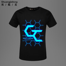 雙截龍（shuangjielong） 短袖 男士T恤 短袖-黑色罪惡王冠 S，XL，L，XXL，M