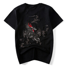街派一族（jiepaiyizu） 短袖 男士T恤 黑色 XL，L，M，XXL，XXXL