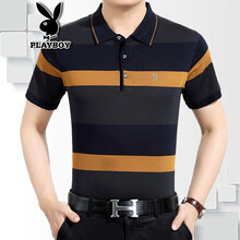 花花公子（PLAYBOY） 短袖 男士T恤 1756黃色 XL，L，XXXL，M，XXL