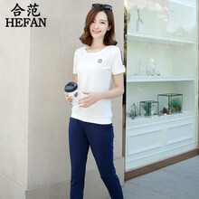 合范（HEFAN） 口袋 短袖 T恤 女 圓領(lǐng)