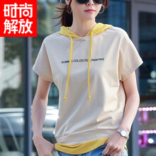 女t恤帽衫短袖