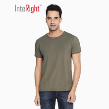 INTERIGHT 短袖 男士T恤 灰綠色 XL，L，XXL，M