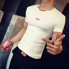 C2潮朝（C2 CHAOZHAO） 短袖 男士T恤 白色 XL，L，M，XXL，XXXL