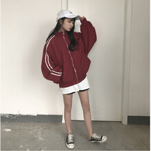 彌巷 V領(lǐng) 長袖 女 短外套 亮片，3D，口袋，拼接，不規(guī)則，肩章