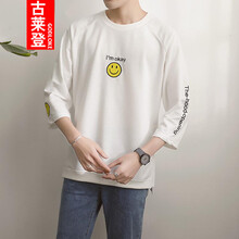 古萊登（GODLIKE） 七分袖 男士T恤 白色 XL，L，XXXL，XXL，M